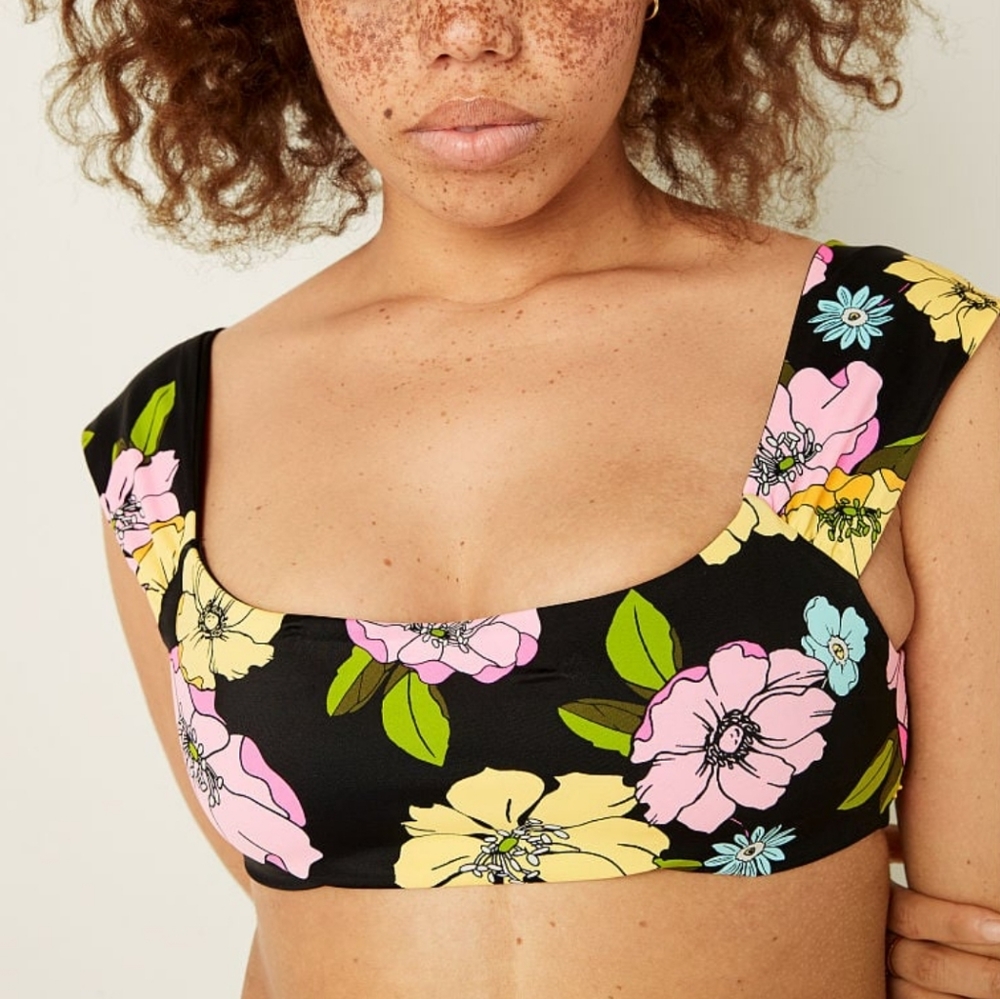 Pink by Victoria Secret Swim Reversible Top